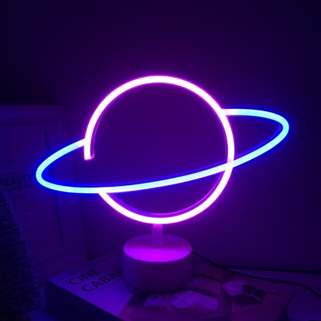 LED Neon Light Neon Sign Lamp with Standing Display Restaurant Bar Holiday Decor Sign Christmas Night light