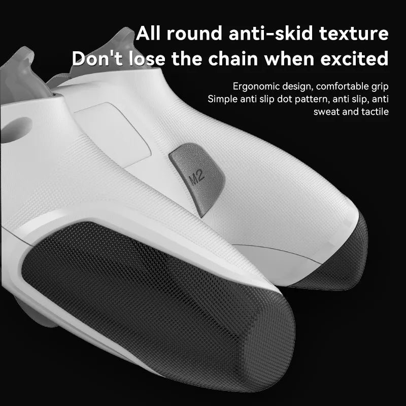 White Wireless BT5.0 Gaming Controller for PS4 Switch Console PC Android IOS Joystick