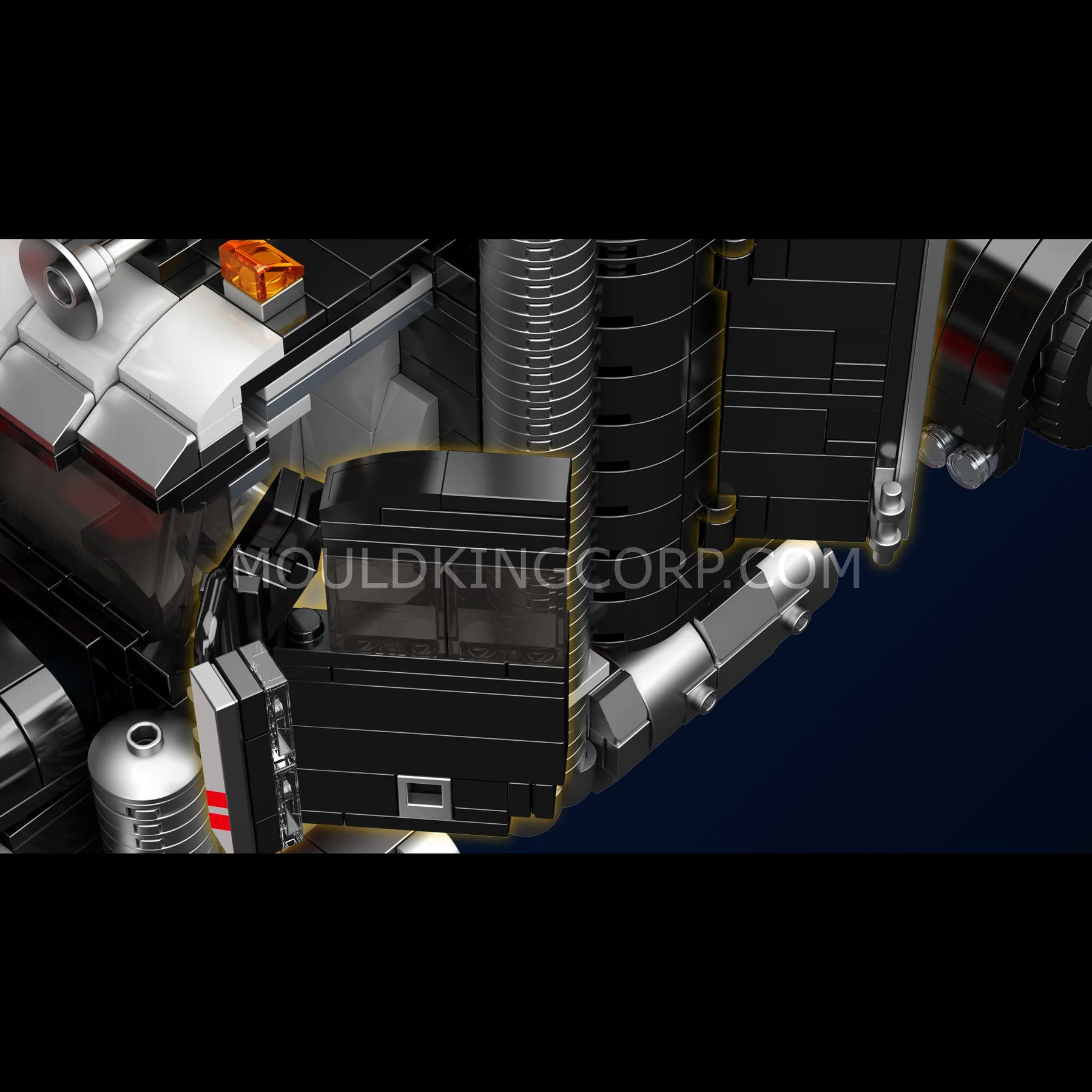 Mould King 10037 American Truck Building Set | 1,797 Pcs Model Building Blocks Technology Tow Truck Toy for Boys and Girls