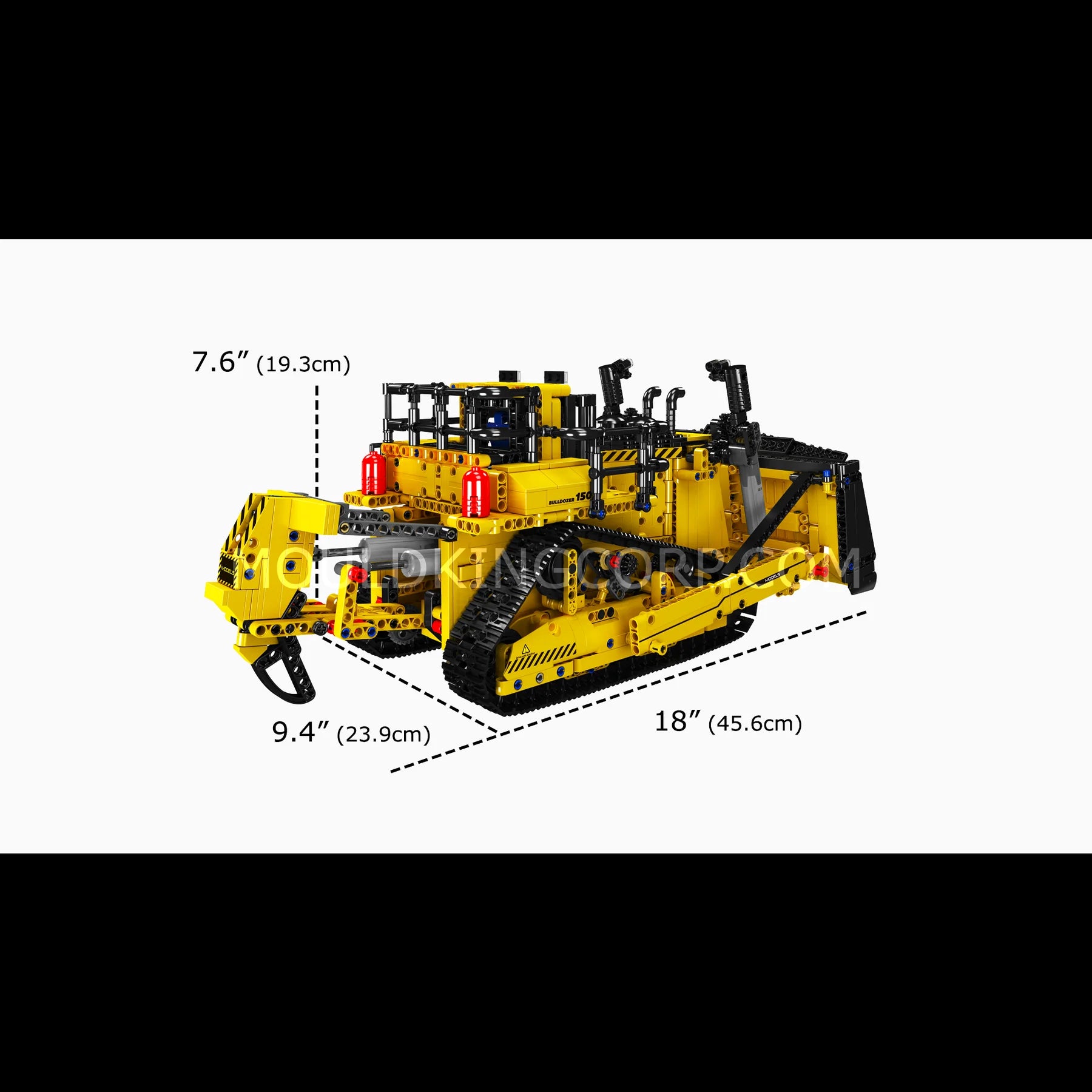 Mould King 15084 D11 Bulldozer Remote Controlled Model Building Set | 1,508 PCS