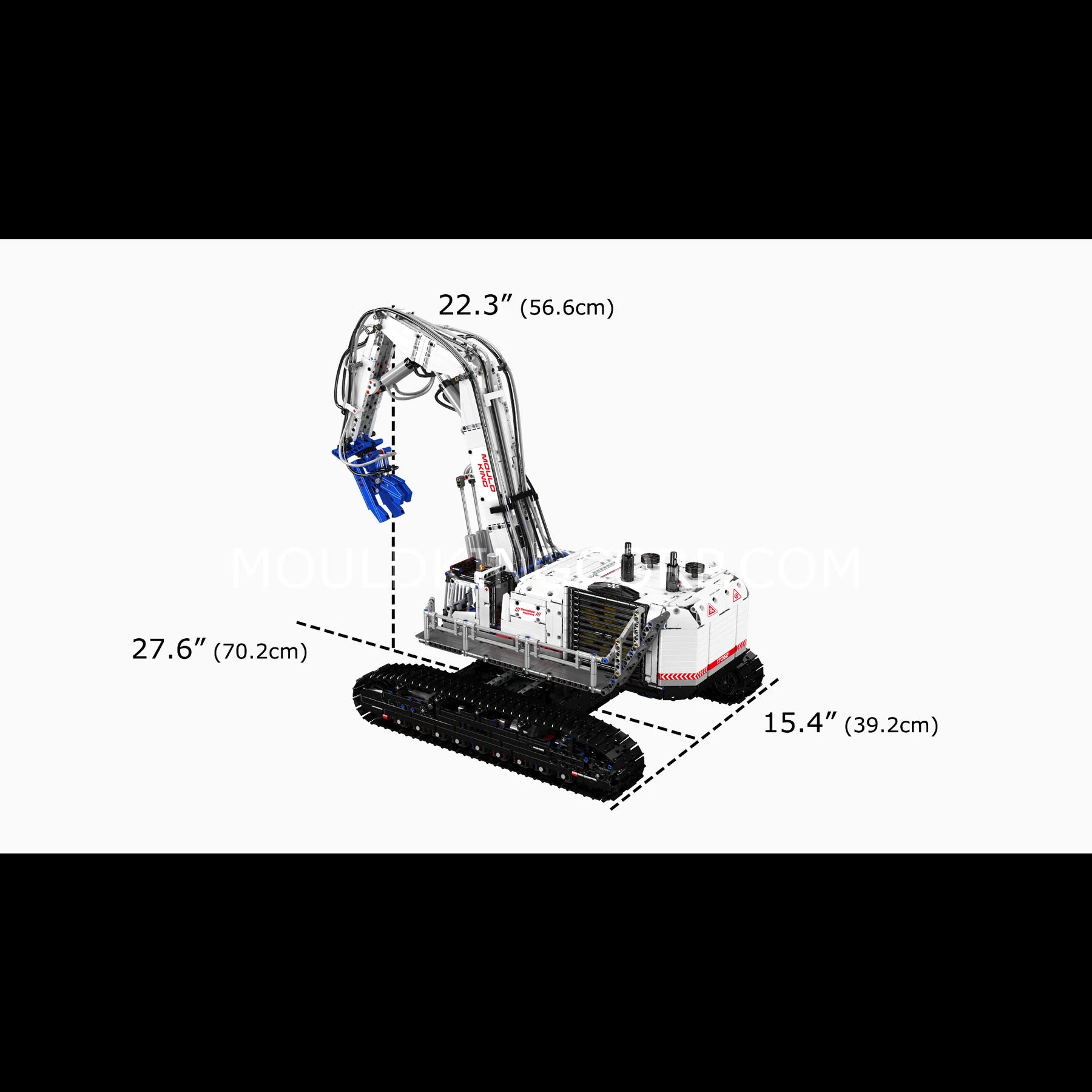 Mould King 17062 Remote-Controlled Demolition Excavator Building Set | 4,195 Pcs