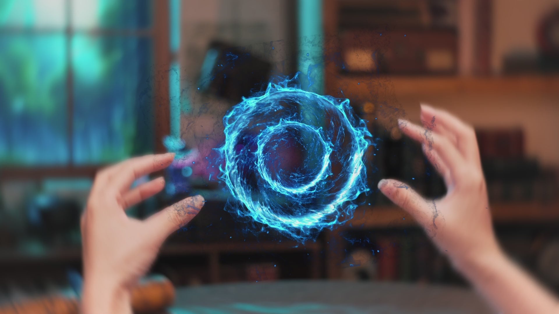 Rolife TGB14 Magic Fantasy Corner DIY Book Nook | 3D Miniature Shelf Insert with LED Lights for Bookshelves