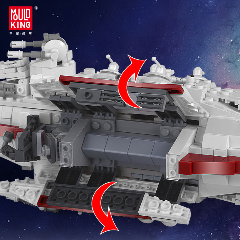 2905pcs MOULD KING Tantive IV Warship Battleship Building Blocks Bricks Toy Set
