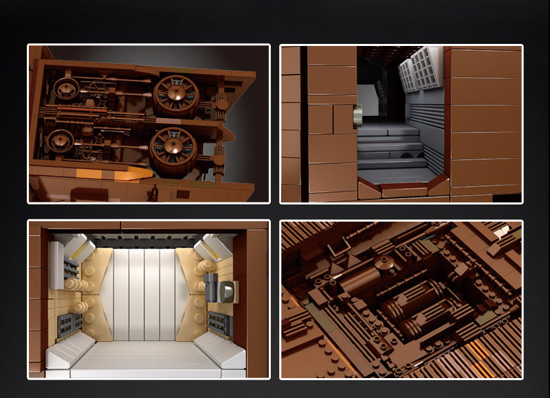 13168pcs Star Toy Wars Compatible Cavegod Sandcrawler Assembly Building Blocks