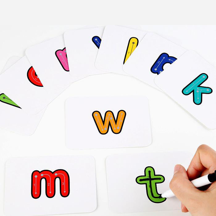 Wooden Cardboard English Spelling Alphabet Game Early Education Educational Gift