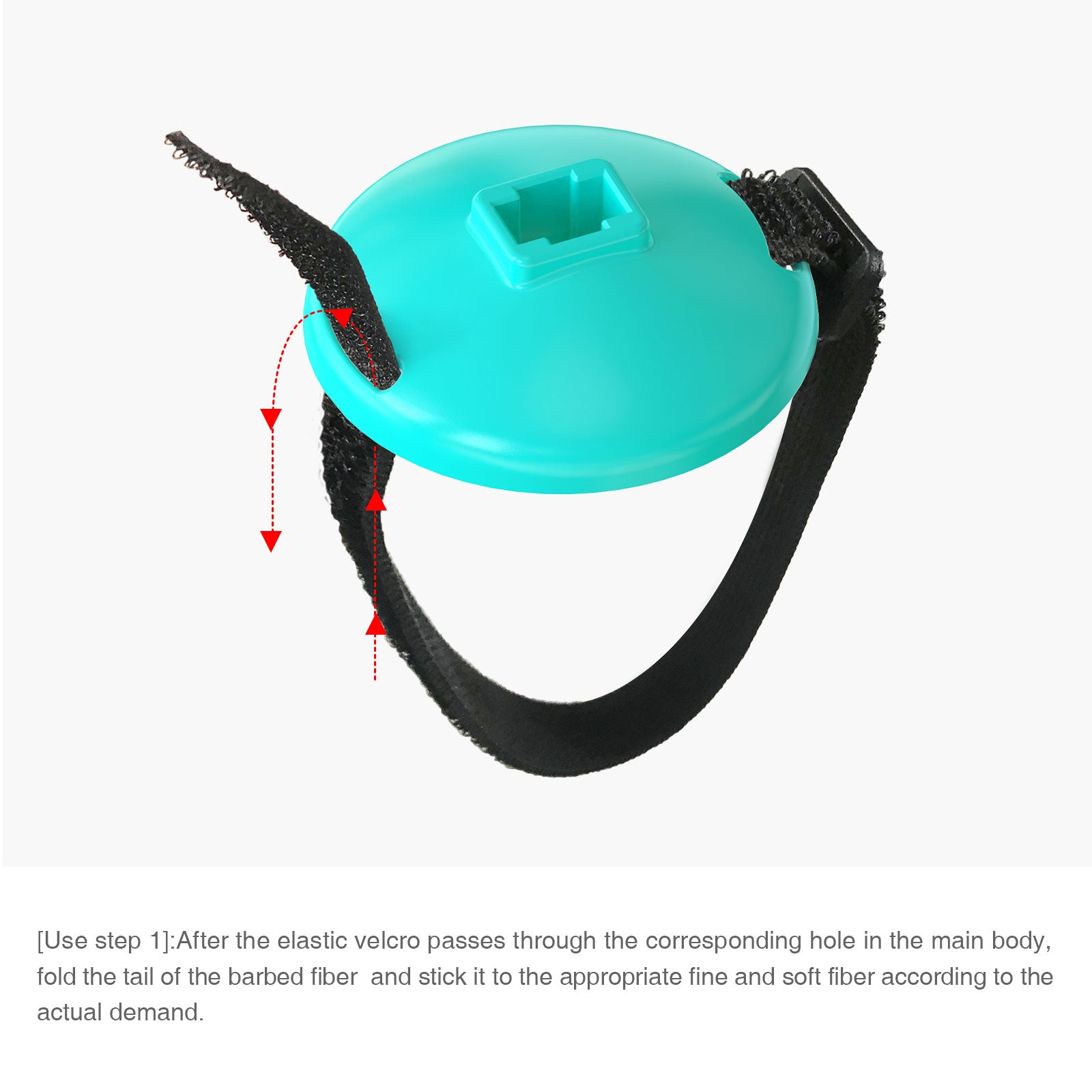 Cat Toys Feather Indoor Soft Silicone Collar and Bell Teaser Aqua