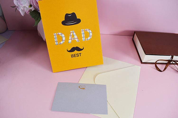 Magic Pop Up Father's Day Card 3D Happy Greeting Dad 15x20cm with an envelope