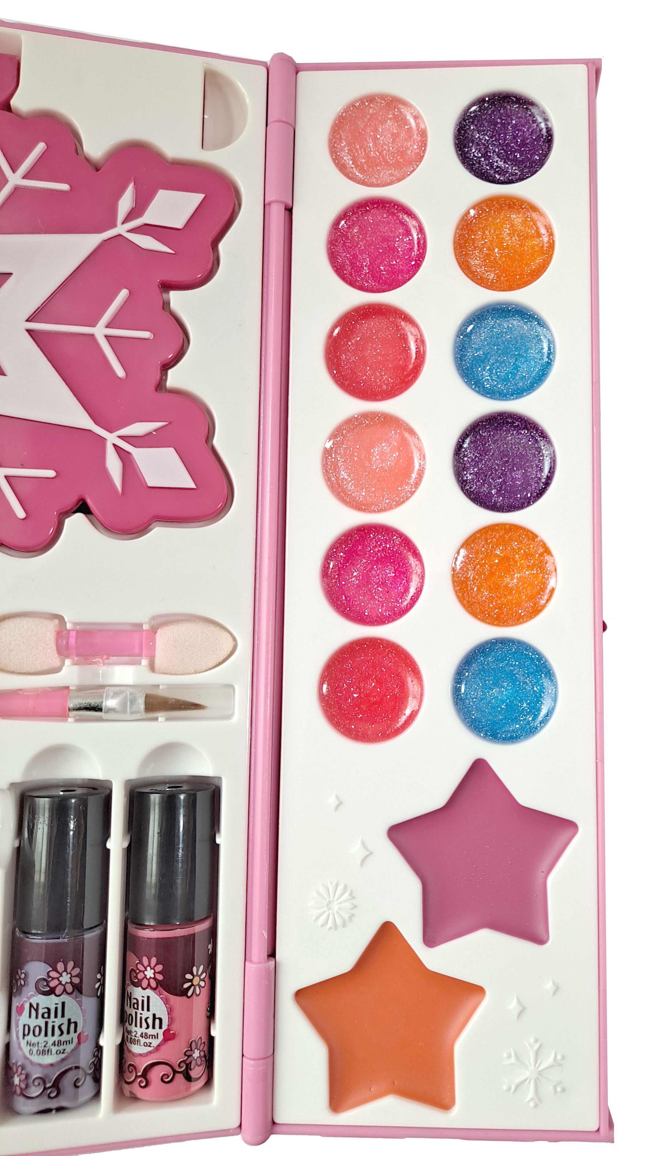 Kid Girls Makeup Set My Lovely Makeup Handbag Set Eco-friendly Cosmetic Pretend Play Kit Princess Toy