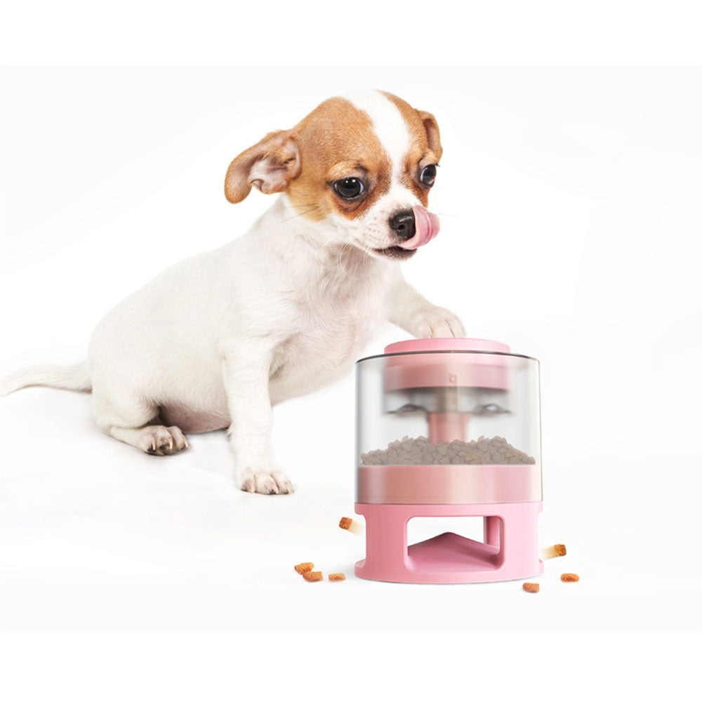 Anti-choke Treat Iq Toy Treat Dispenser Puzzle Feeder Pet Accessories Dog Cat Toy Pink
