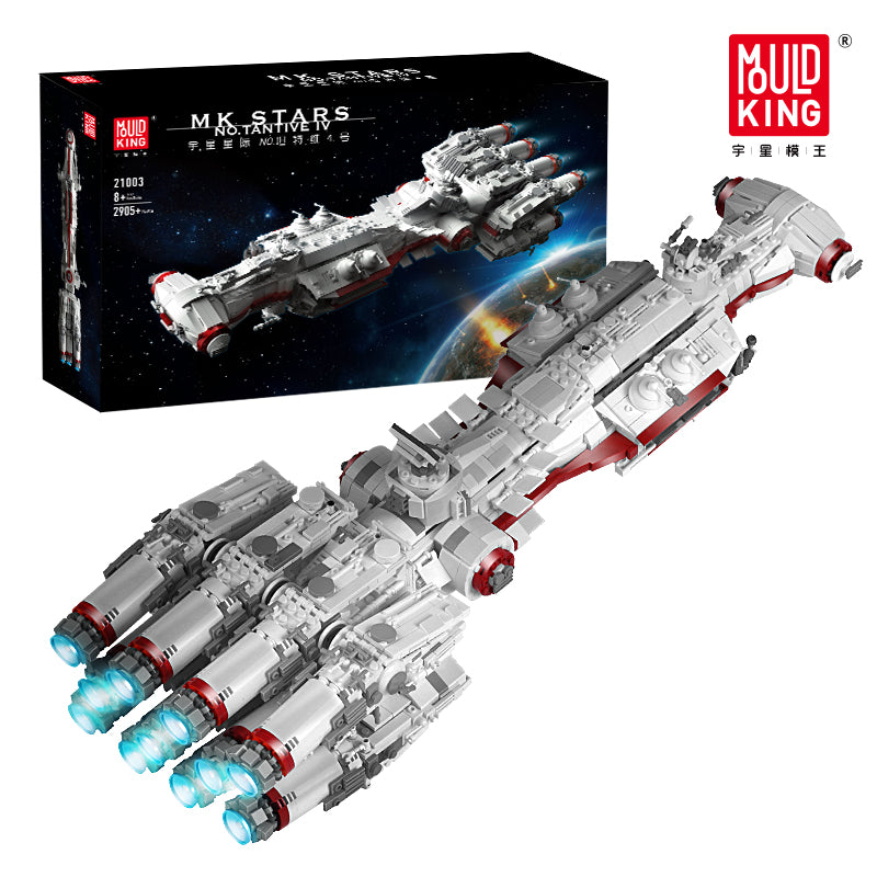 2905pcs MOULD KING Tantive IV Warship Battleship Building Blocks Bricks Toy Set