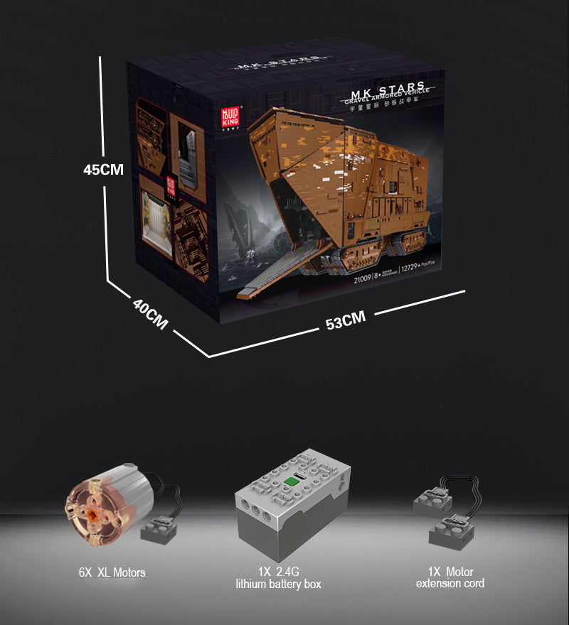 13168pcs Star Toy Wars Compatible Cavegod Sandcrawler Assembly Building Blocks