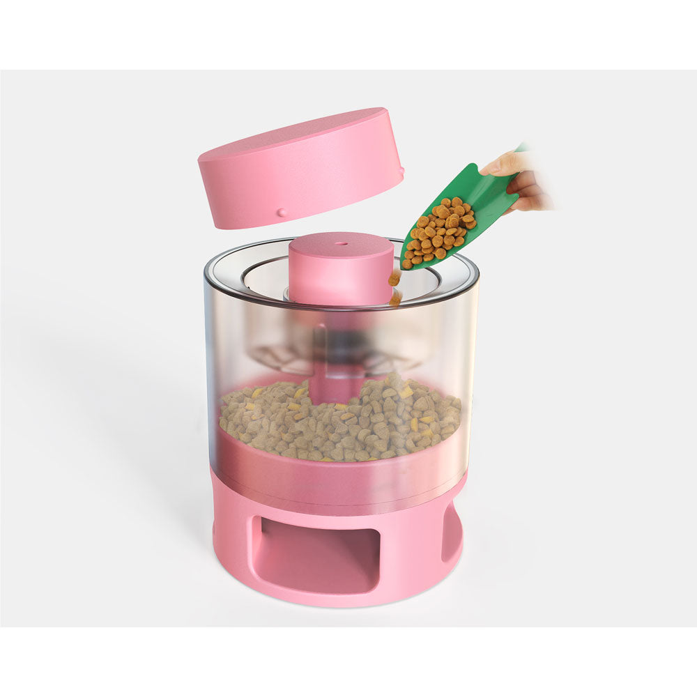 Anti-choke Treat Iq Toy Treat Dispenser Puzzle Feeder Pet Accessories Dog Cat Toy Pink