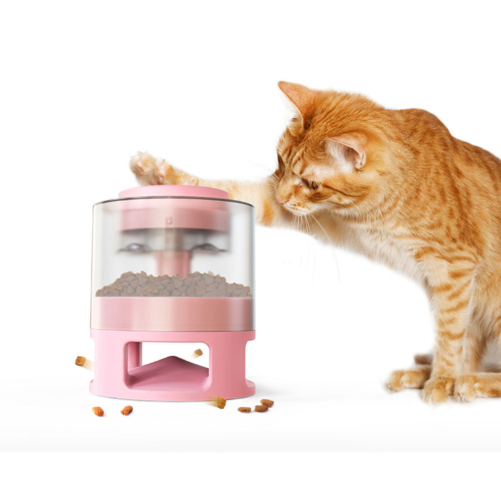 Anti-choke Treat Iq Toy Treat Dispenser Puzzle Feeder Pet Accessories Dog Cat Toy Pink