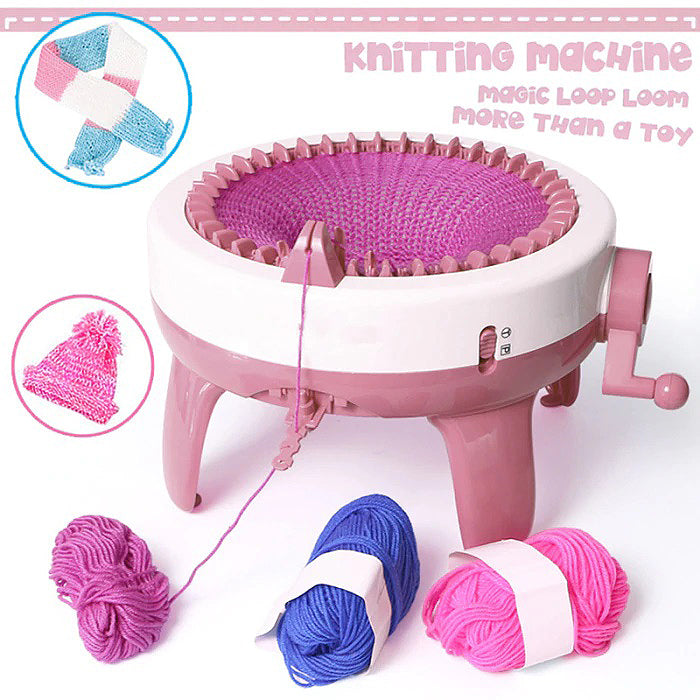 40 Needle DIY Yarn Hand Knitting Machine Weaving Loom Knit for Scraf Hat Kid