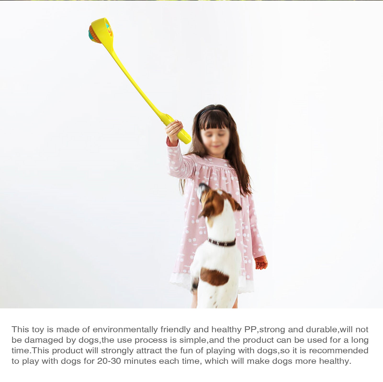 Interactive Ring Retractable Rope Ball Popular Dog Fun Toy Gift