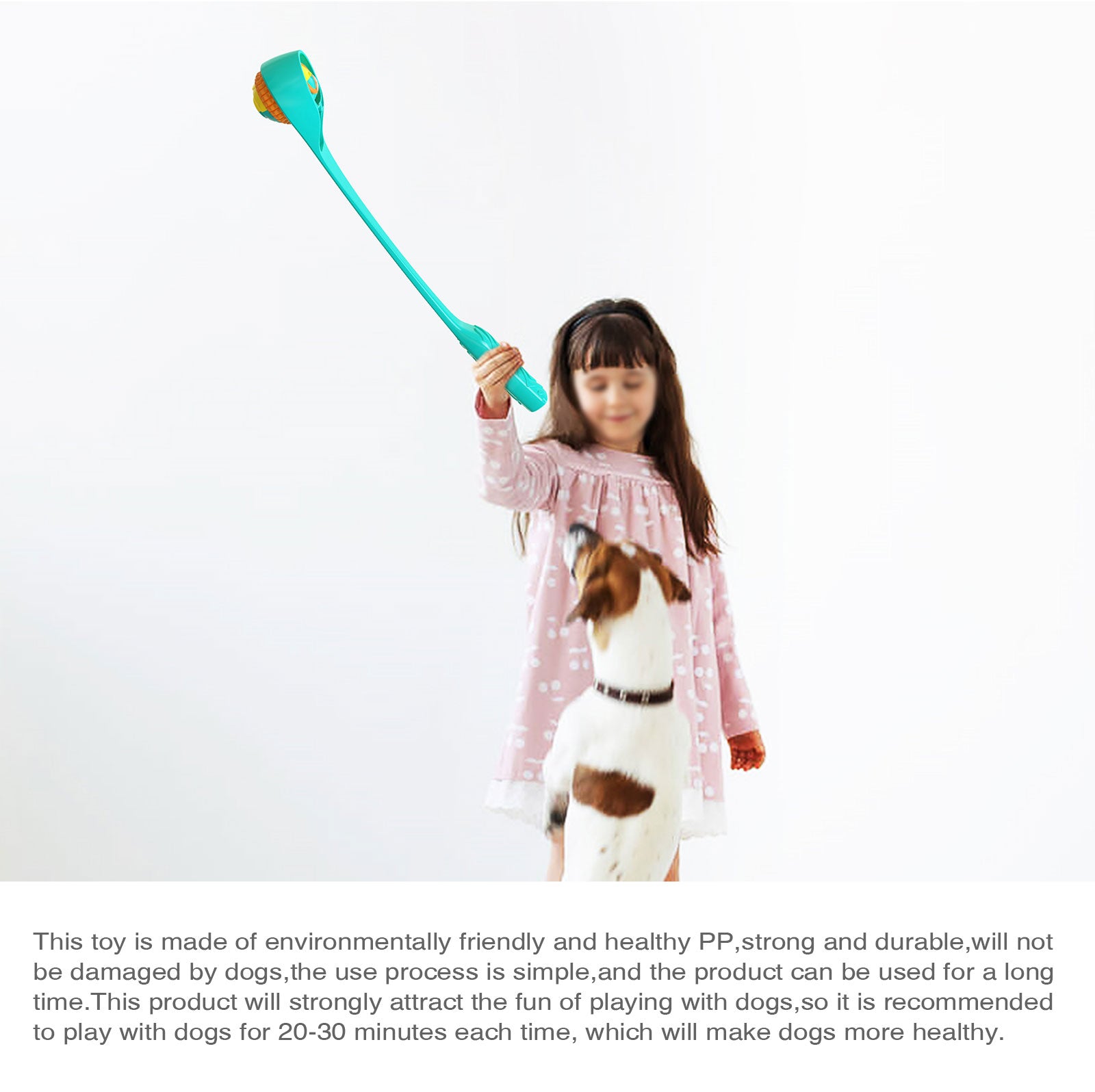 Interactive Ring Retractable Rope Ball Popular Dog Fun Toy