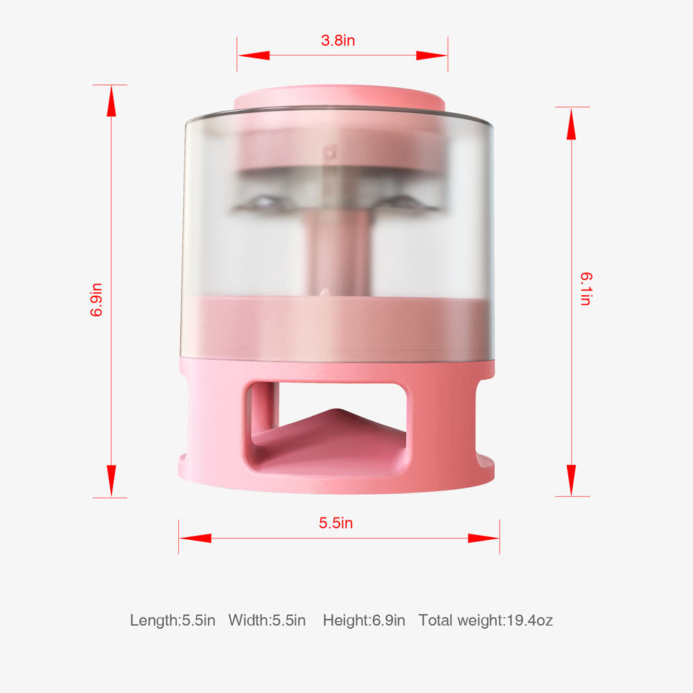 Anti-choke Treat Iq Toy Treat Dispenser Puzzle Feeder Pet Accessories Dog Cat Toy Pink