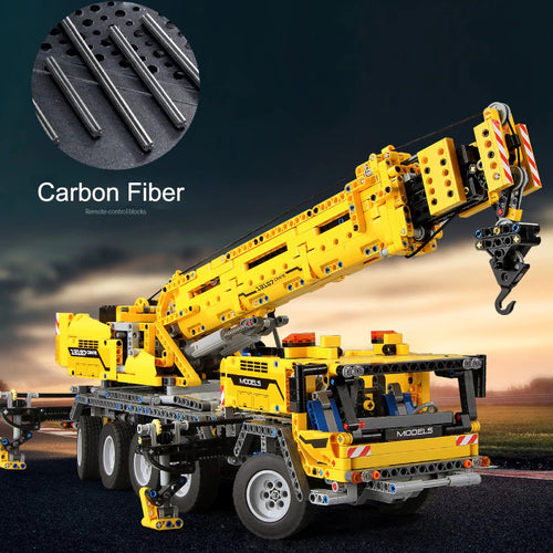 2590pcs Remote Control Ladder Truck Kids Building Blocks Toy Puzzle Mould King