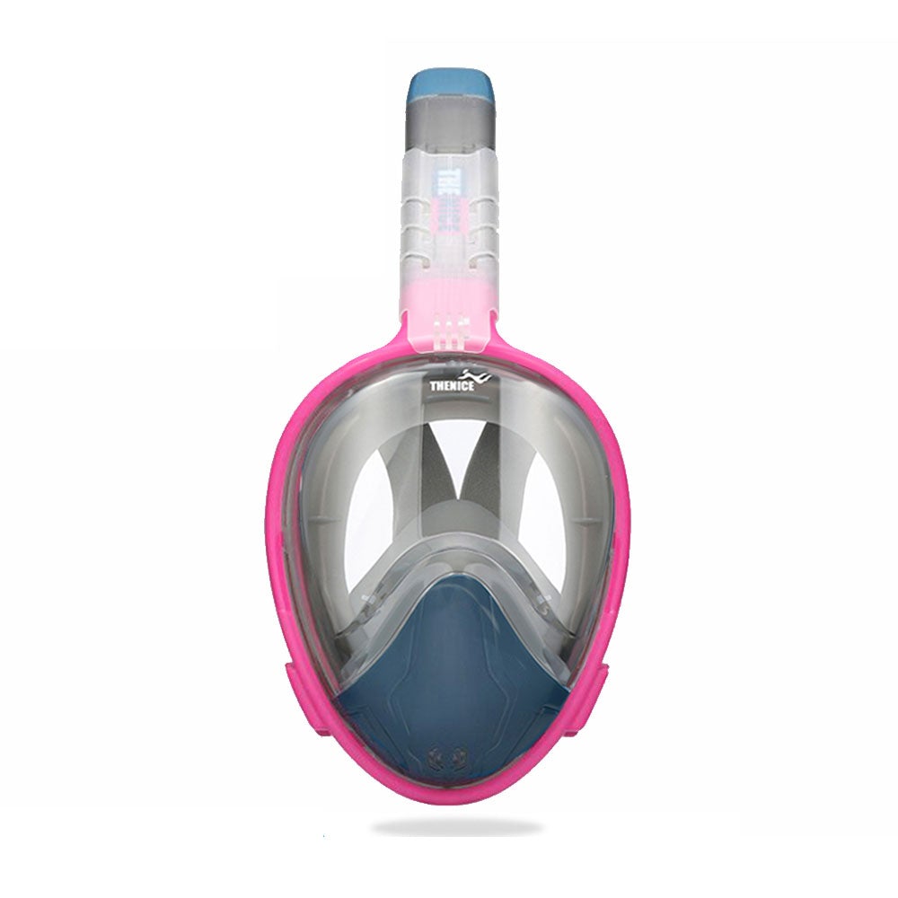 Full-Face Snorkel Mask for Adults | 180° Anti-Fog Panoramic View | Leak-Proof Design & Camera Mount | Safe Snorkeling Gear
