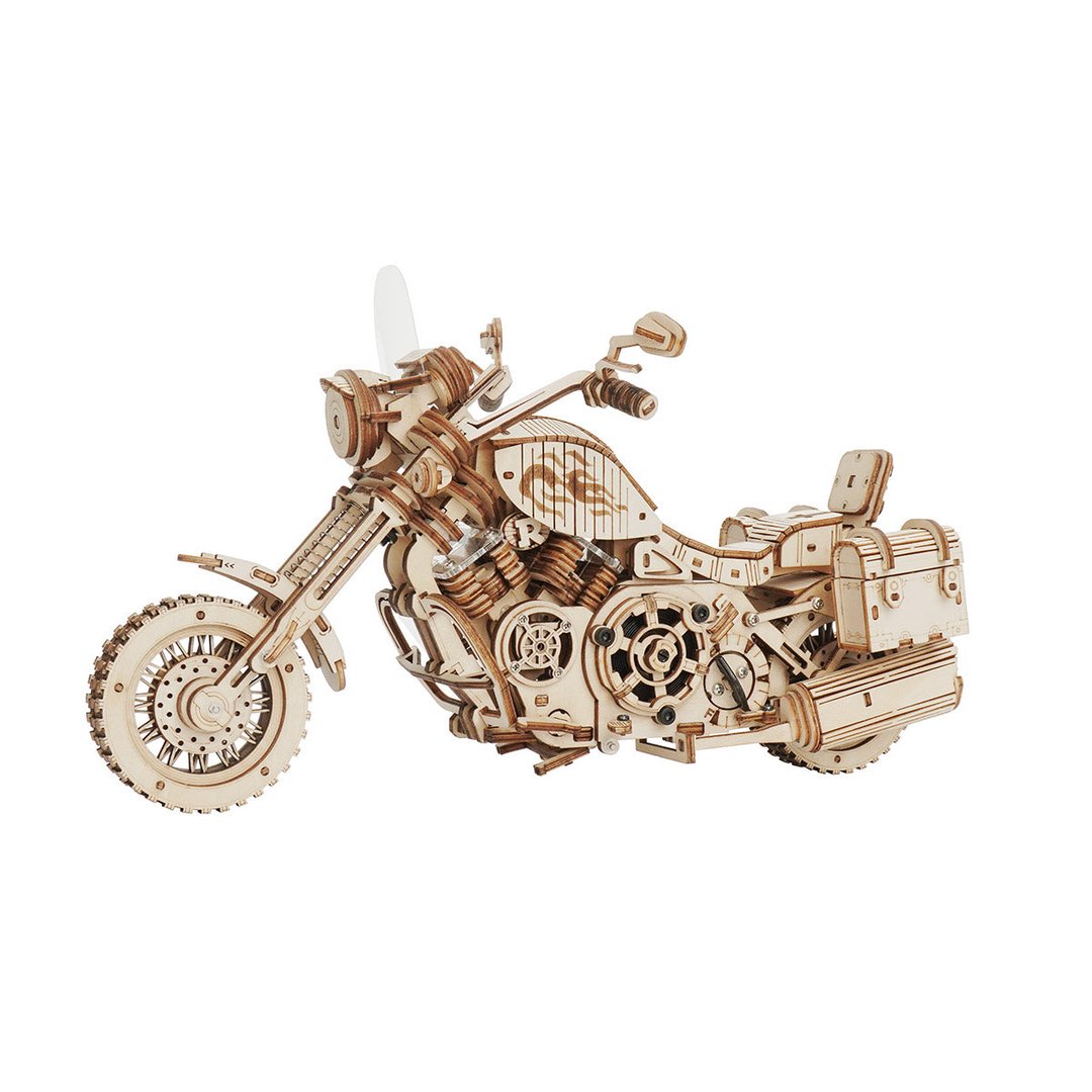 Robotime 3D DIY Wooden Puzzle Cruiser Motorcycle LK504