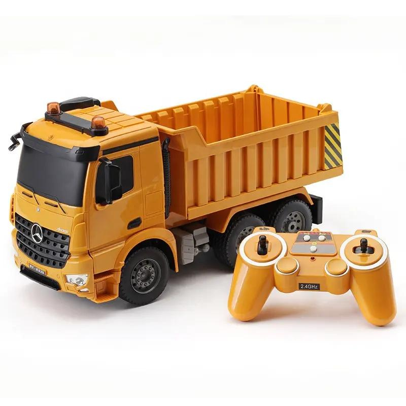 Double E E525-003 Remote Control Benz Dump Truck Toy 8 Channel 2.4Ghz ...