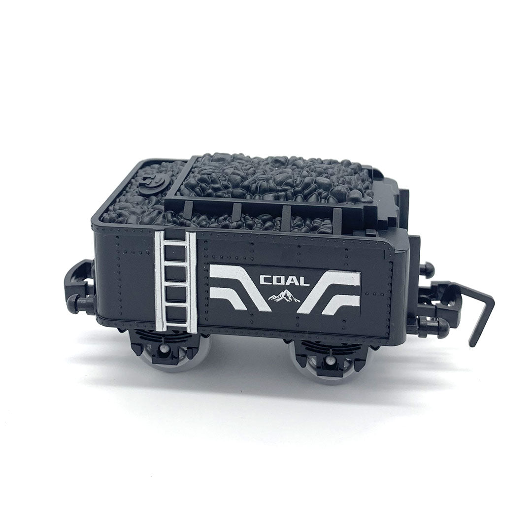 Classical Freight Steam Rail Train Set Battery Operated RTR Simulation Kids Toy