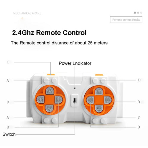 2590pcs Remote Control Ladder Truck Kids Building Blocks Toy Puzzle Mould King