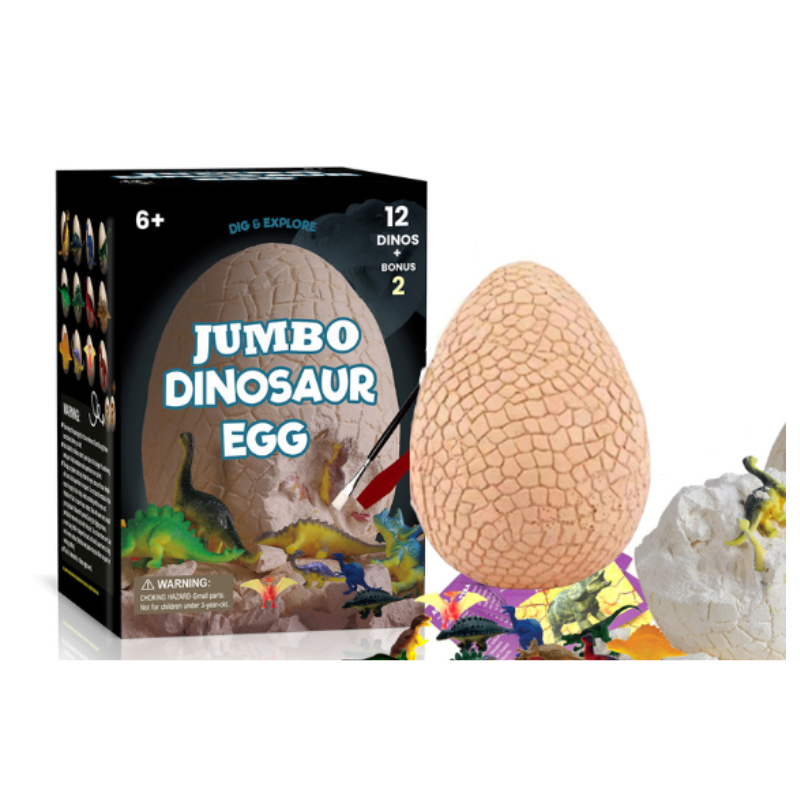 Jumbo Dinosaur Egg Archaeological Excavation Dig Kit Children's Educat ...