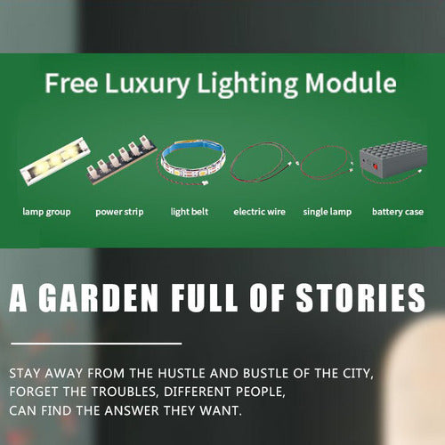 2147pcs Botanical Garden Blocks Kids Building Toys Puzzle Block Mould King Gift