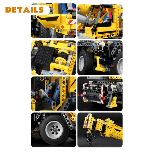 2590pcs Remote Control Ladder Truck Kids Building Blocks Toy Puzzle Mould King