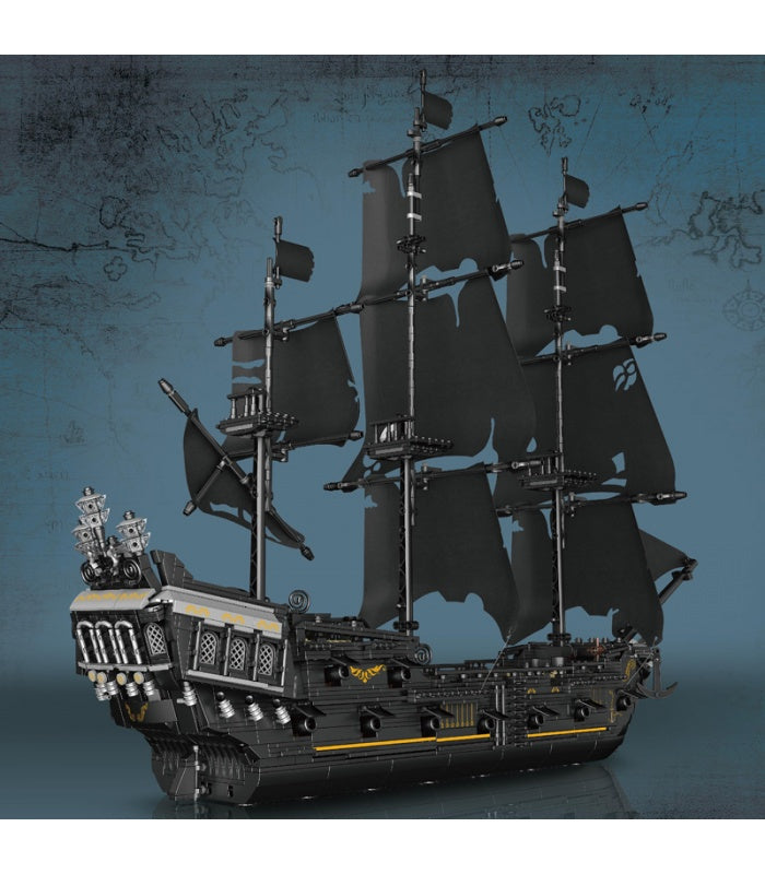 2868pcs Mould King 13111 Black Pearl Pirates Ship Building Blocks Toy ...