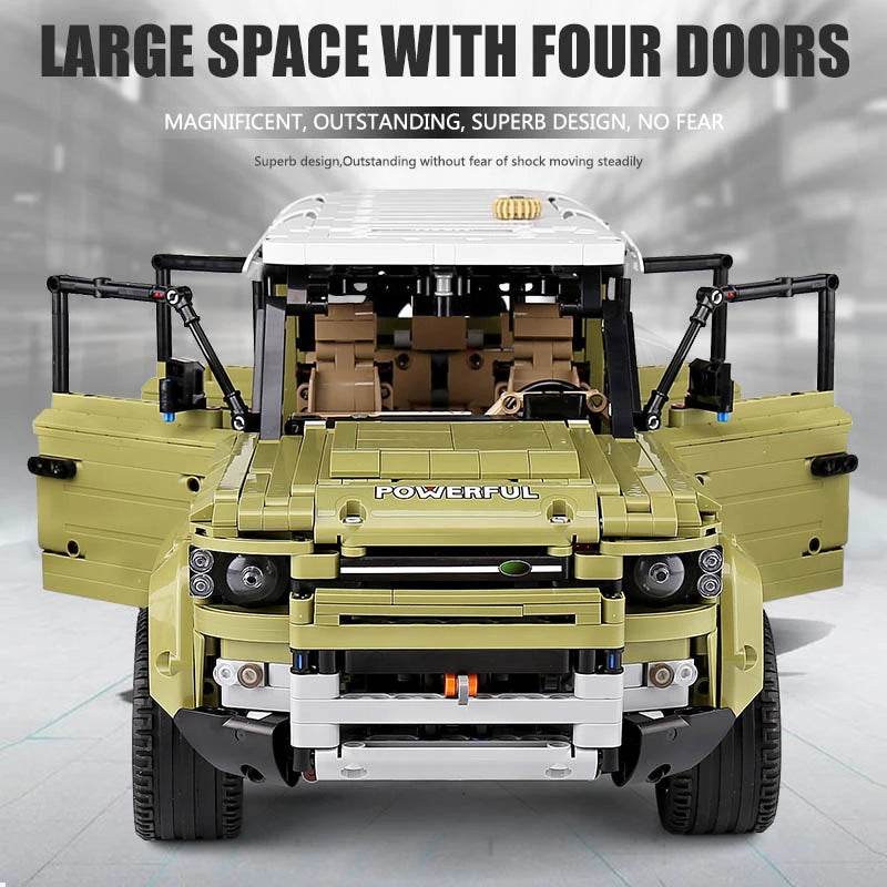 2668pcs MOULD KING 13175 Defender Off-Road Vehicle Building Blocks Toy Set