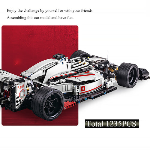 1235pcs 1:10 Giants Car Model Kids Building Toys Puzzle Block Mould King Gift