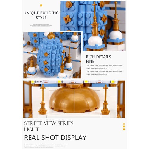 2866pcs Sky Castle Blocks Kids Building Toys Girls Puzzle Block Mould King Gift