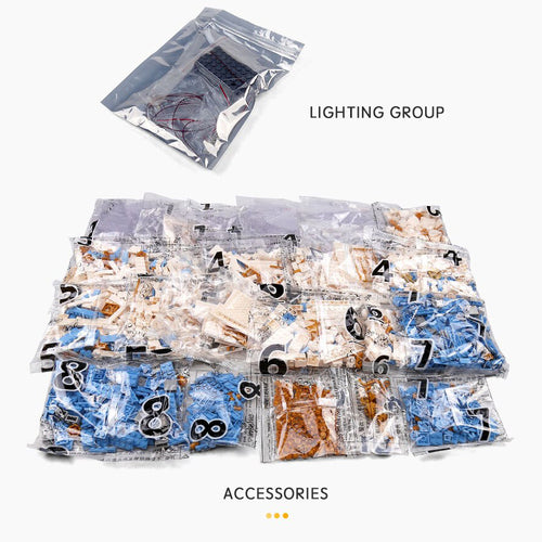 2866pcs Sky Castle Blocks Kids Building Toys Girls Puzzle Block Mould King Gift