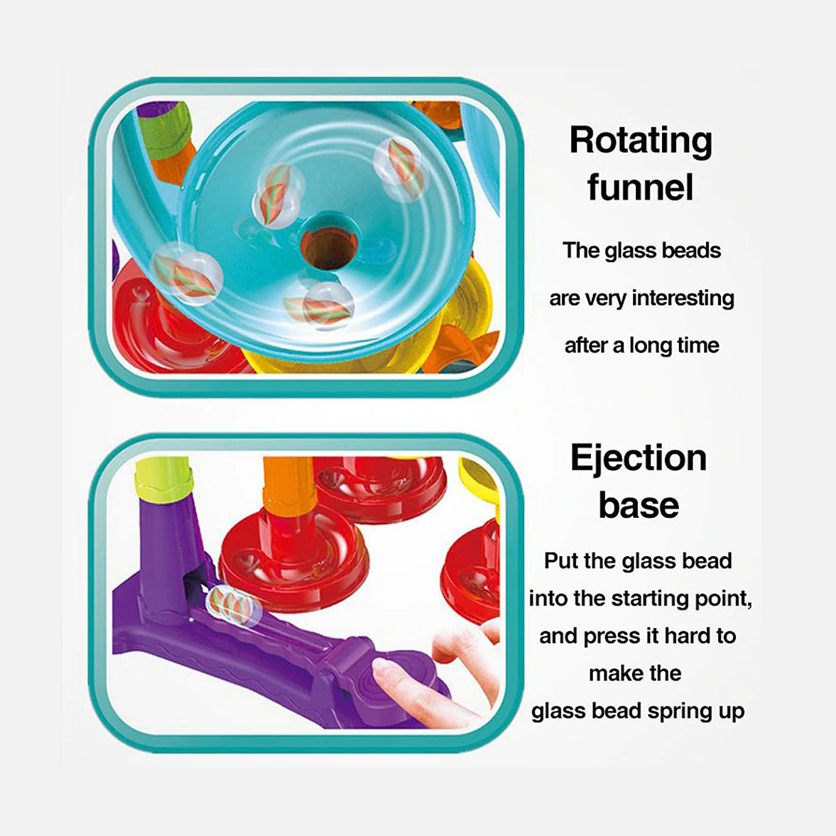 113pcs Marble Race Run Building Blocks Toys Educational Preschool Kids Deluxe Set