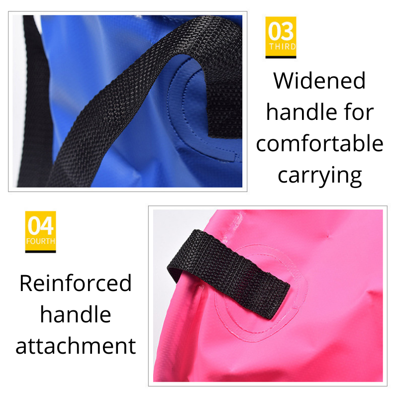 20L Pink Heavy-Duty Foldable Bucket - Waterproof, Durable & Portable for Camping, Fishing & Beach