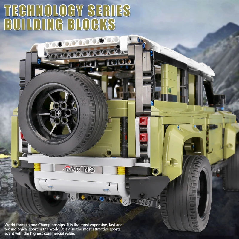 2668pcs MOULD KING 13175 Defender Off-Road Vehicle Building Blocks Toy Set