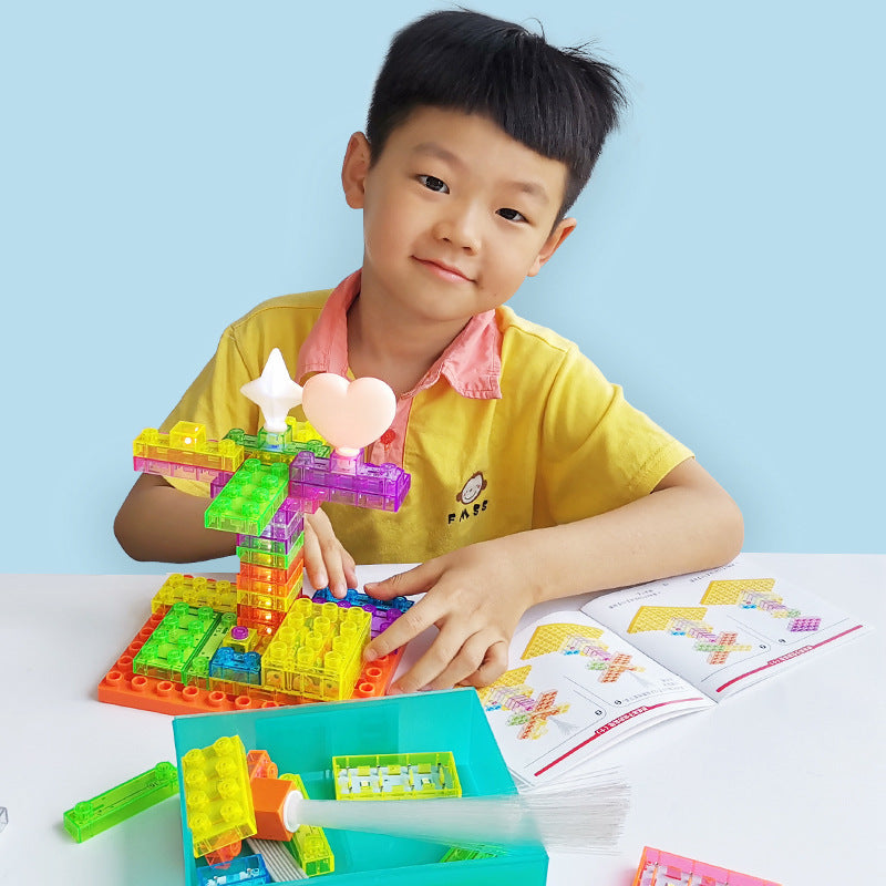 City Light Show Circuit Educational Kit Scientific Exploration Brain Development Physical Experiment Set