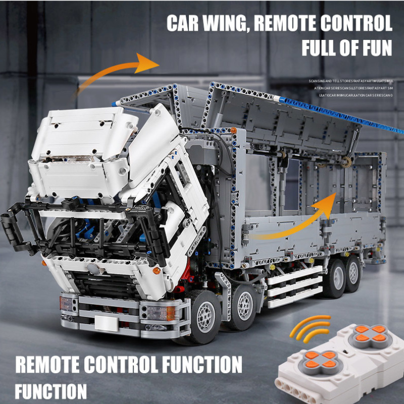 4166pcs Mould King 13139 Wing Body Truck APP Remote Control Building Blocks Toy Set