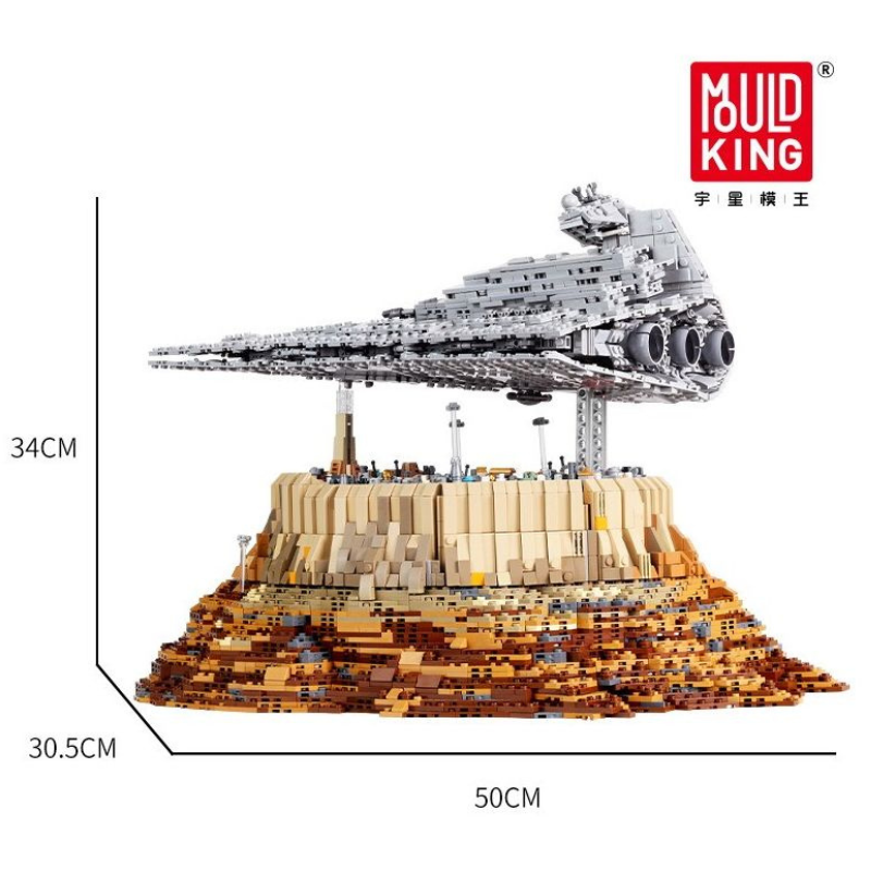 5162pcs Mould King 21007 The Empire over Jedha City Building Blocks Toy Set