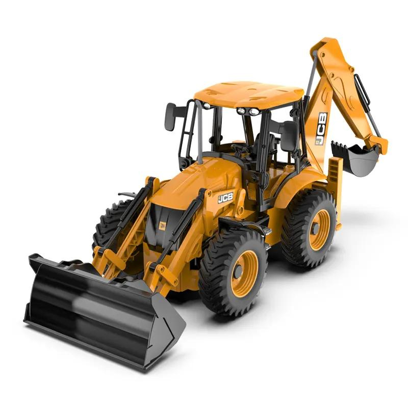 Double E E589-003 2.4G 1:20 RC JCB Backhoe Loader 2 in 1 Loader-Digger Bulldozer&Excavator Engineering truck