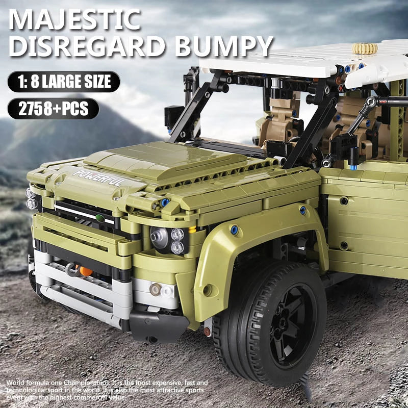 2668pcs MOULD KING 13175 Defender Off-Road Vehicle Building Blocks Toy Set