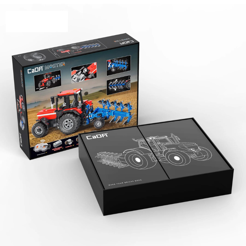 CaDA C61052W 1675PCS MOC Technical Farm Tractor 1:17 RC Car Building Blocks Toy Set