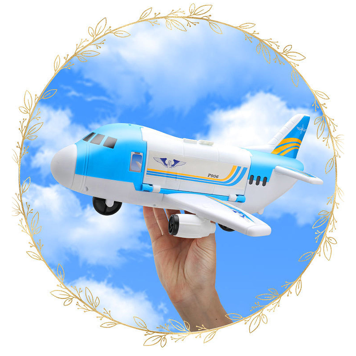 Children Toys Aircraft Vehicles Transports Plane Kids Air Freighter Toy Car Gift