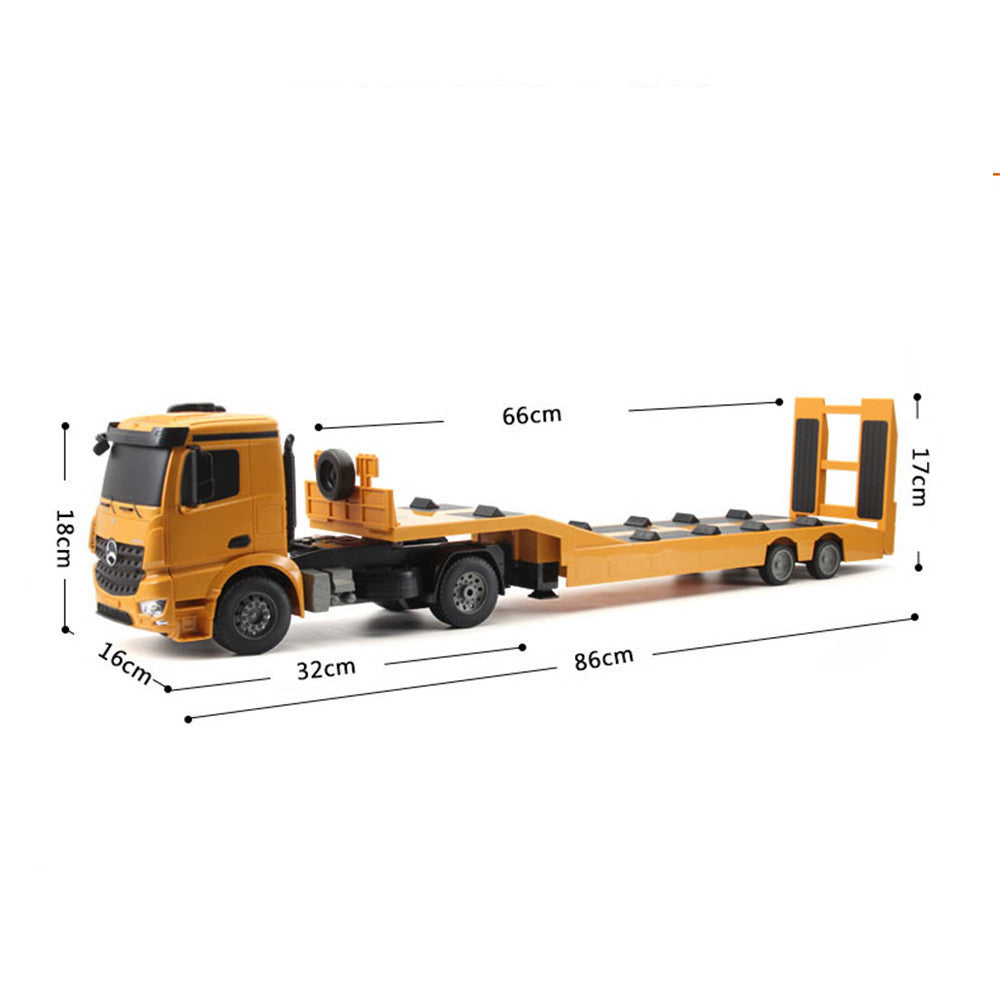 Double E E562-003 1:20 2.4G RC Mercedes Benz Semi-Trailer Tow Truck Engineering Construction Model
