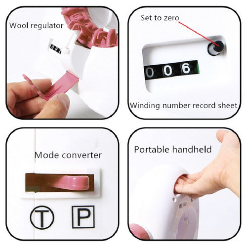 22Needles Penguin Knitting Machine DIY Scraf Hat Weaving Loom Kids Learning Gift