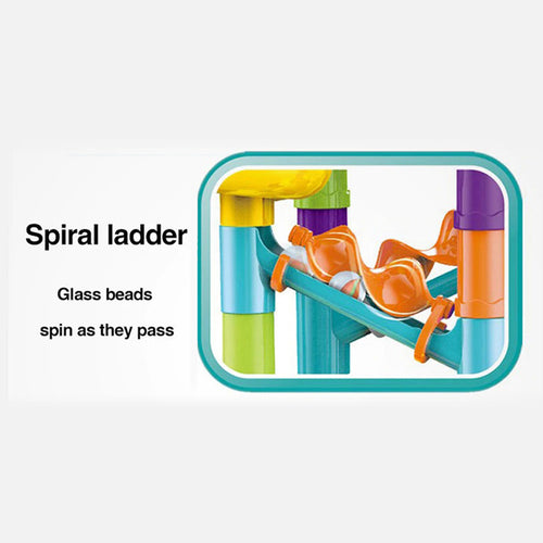 50pcs Marble Race Run BuildingBlocks Toys Educational Preschool Kids DeluxeSet