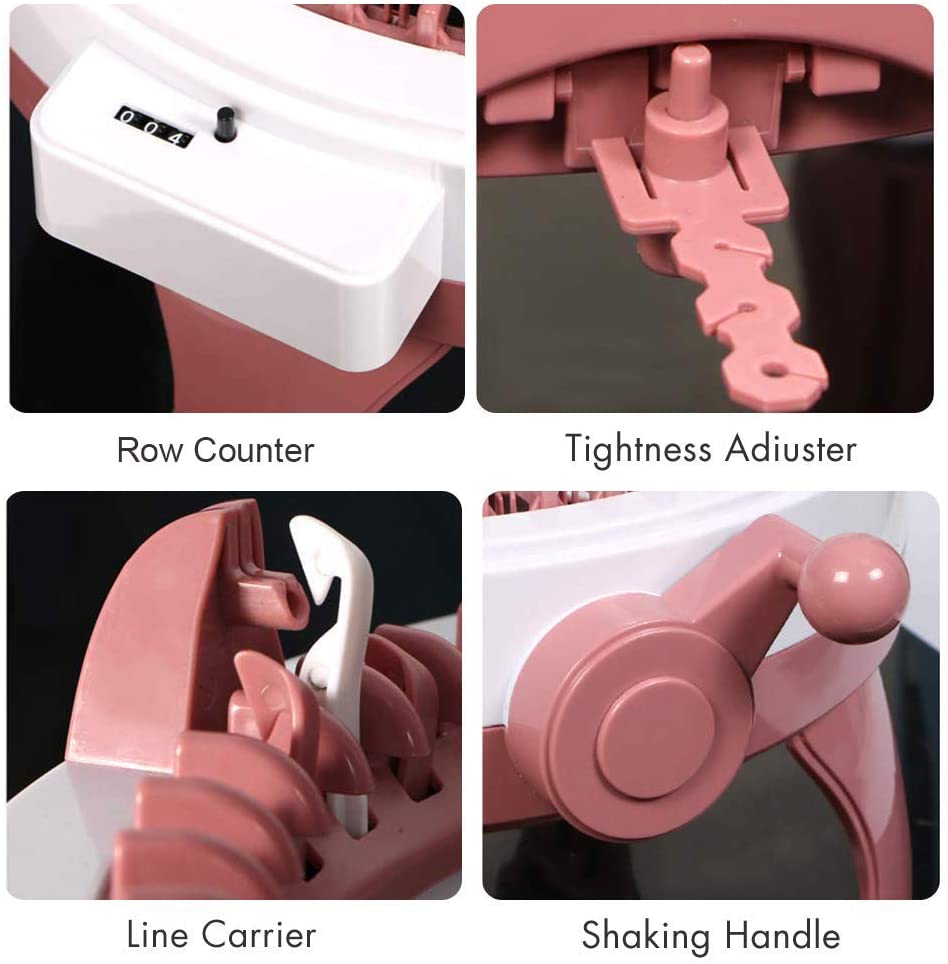 Sentro 48 Needle DIY Yarn Hand Knitting Machine Weaving Loom Knit for Scarf Hat Kid