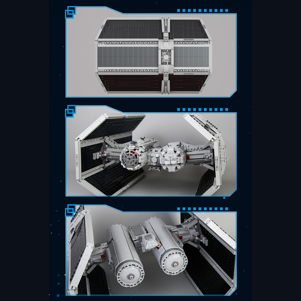 3616pcs Mould King 21048 T1 Fighter Tie Bomber Building Blocks Toy Set